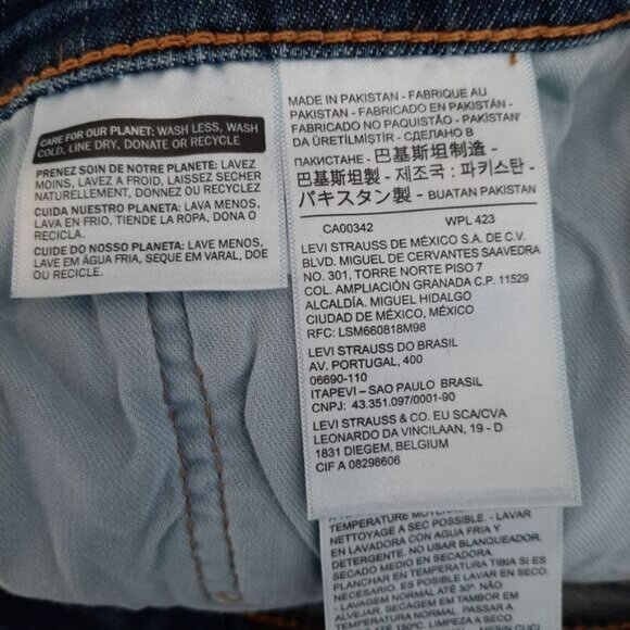 LEVI'S 505 Regular Fit Stretch Straight Leg Jeans Men's Sz 36 x 30 - Picture 10 of 12